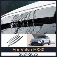 Door Visor For Volvo EX30 2024-2025 Rain Guards Window Visors Deflector Acrylic Window Visors waterp