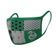 【哈利波特】史萊哲林三層防護口罩 (2入組) 可水洗彈力面料