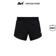 ARI WOMEN ELITE 3 INCHES RUNNING SHORT - BLACK  กางเกงวิ่งผู้หญิง 3 นิ้ว อาริ ELITE สีดำ