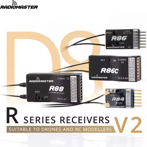 Radiomaster R81 R84 R86 R86C R88 R161 4CH 6CH 8CH 16CH Receiver Receptor SBUS RSSI V2.0 for FRSKY D8
