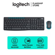 Logitech MK275 Keyboard dan Mouse Wireless Combo dengan Tombol Multimedia