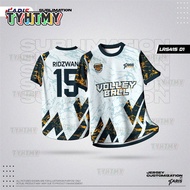 【Free Custom】T-shirt Unisex Volleyball Design Malaysia Baju VOLLEYBALL jersey custom name baju lelak
