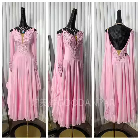 2025 new ballroom dance dress adult ballroom dancing costumes standard dancewear Competition standar