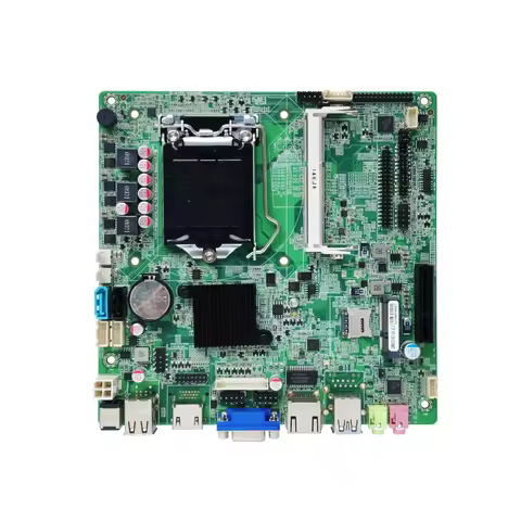 ELSKY 4K Display Mini-ITX Motherboard Core I3 I5 I7 LGA 1150 Processor 1150 Socket H81 Chipset with 