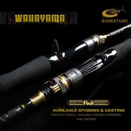 NEW MODEL G-TECH WAKAYAMA BC & SPINNING ROD 6'3 KAKI JORAN PANCING