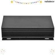 NAILSDECOR Aluminum Alloy Electric Box, Matte Black 25*84*110mm Electronic Project Box, Split Box Al