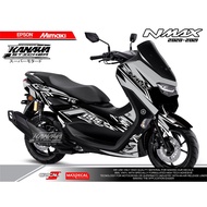 Decal NMAX DECAL YAMAHA NMAX STICKER NMAX Latest Design Gray Color OMN6