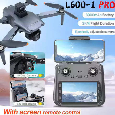 L600-1/L600 PRO MAX Remote control drone with screen Dual camera 4K Professional dron with camera GP