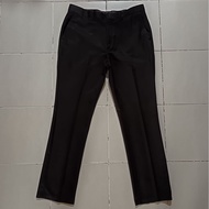 [PRELOVED] AUSTIN REED Men's Tetron Slim Fit Pants in Black (Size 36)