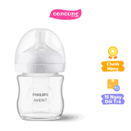 Bình sữa thủy tinh Philips Avent mô phỏng tự nhiên 120ml (SCY930.01)