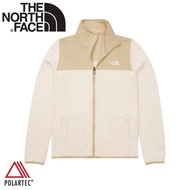 [The North Face Women's Sleeve-Style Bristle Warm Jacket < Gardenia White Gravel >] 81SR/Warm Stand-