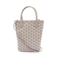 GOYARD Poitiers Claire Voie 單肩包 帆布 皮革 灰色 藍色 米色 二手