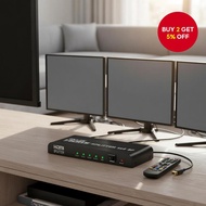 HDMI 4K Splitter 1 Input 4 Output for PS4, TV, Monitor, Projector, Laptop