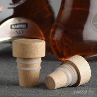Solid Wood Wine Stopper Bottle Stopper Stopper Red Wine Large Diameter Pudding Wine Stopper Anti-dus