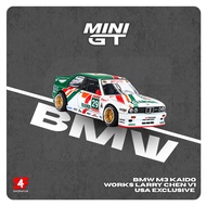 MINI GT 1/64 BMW M3 Kaido Works Larry Chen V1 USA Exclusive