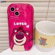 LvCase Case Realme 9i 10T 10 Pro 10 Pro+ 11 11X 5G 11 Pro 11 Pro+ C51 C53 C55 C31 C20 C30 C30s C17 C35 C31 C12 11 10 5 9i 6 8i 8Pro 8 5i 7i 5 6i C11 C21Y C25Y C15 C17 C2 C3 Lotso Strawberry Bear and Cute Dinosaur Soft Wave Edge TPU Shockproof Phone Case