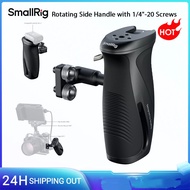 SmallRig Rotating Side Handle with 1/4"20 Screws 360° Adjustment Handgrip for DSLR Camera Cage Kit u