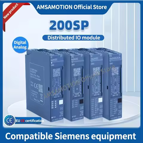ET200SP module compatible with Siemens PLC interface for expanding digital and analog distributed IO
