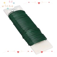 WINTE Florist Green Wire, 22 Gauge Ribbon Making Floral Paddle Wire, DIY Floral Arrangements Flexibl