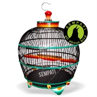 SEMPATI KHUSUS 3 JAM SAMPAI INSTAN GRAB GOJEK Sangkar Kandang Burung Perkutut Bambu Warna Hijau Hita