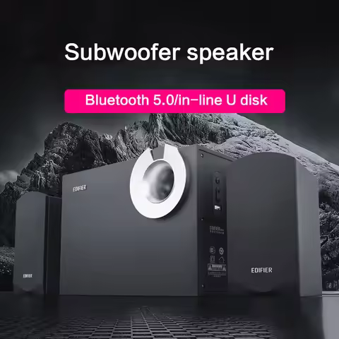 34W High Power Speaker R206BT Desktop Computer Speaker Wireless Bluetooth 5.0U Disk Overweight Subwo