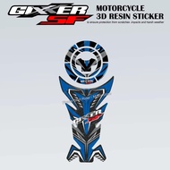 For Gixxer Sf 150 250 3D Epoxy Resin Sticker Scratch-Resistant Motorcycle Gas Cap Cover Stickers Tan