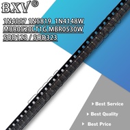 100pcs SMD Diode 0805 SOD-123 1N5819 1N4007 1N4148 SOD123 SOD-323 1206 1N4148WS 1N5819WS B5819WS SOD