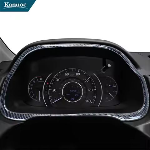 For Honda CR-V CRV 2012 2013 2014 2015 2016 Carbon Fiber Speedometer Surround Stickers Car Interior 