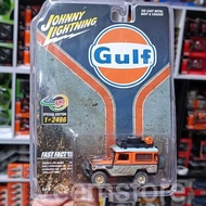 Diecast 1: Toyota Land Cruiser FJ40 1980 Dirty GULF Edition