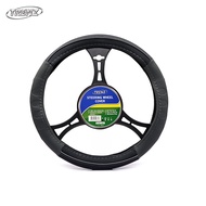 Trenz Car Accessories Steering Wheel Handle Cover 36cm Diameter TSHC-H661-36-BK-GY