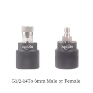 300BAR 4500PSI Pressure Relief Valve Quick Coupler PCP G1/2-14 8mm Regulator Quick Release For Hoses