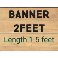 (AGENT) BANNER 2 FEET Width (1feet-5feet) Length OWN DESIGN