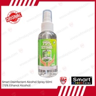 Smart Disinfectant Alcohol Spray Hand Sanitizer 50ml (75% Ethanol) Kill Germs 99.9% Non-sticky,Rinse-Free,Quick-Drying