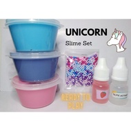 Unicorn Slime Set Ready To Play 🦄 (2oz)