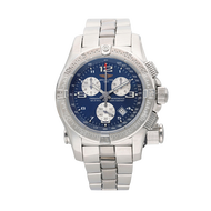 Breitling Emergency Mission Reference A73321, a stainless steel quartz wristwatch with date and chronograph