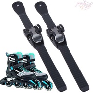 JWENTY Skate Shoes Straps, Fixing Strap Replacement Part Roller Skate Shoes Buckle, Universal Alloy 