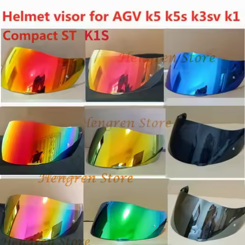 Helmet Lens for AGV K5 K5S K3SV K1 K1S Compact ST Motorcycle Helmet Visor Windshield Shield Viewfind