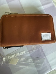 PORTER LIFT 啡色鎖匙包