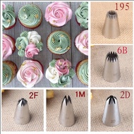 1M 2F 2D 6B 195 Nozzle Tip for Cake Icing Buttercream Pastry Decoration TSC