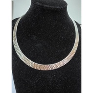 G00029. 925 silver necklace, length: 41cm width: 0.9cm weight: 23.89g /24.33g price: Rm480/Rm488