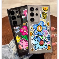 Samsung S26 Ultra S25 Ultra S25FE S24 Ultra A56 A26 A55 New Year Rich Horse Hard Transparent Phone C