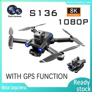 [GPS Drone] Dron GPS Profesional S136PLUS Dipertingkatkan Ultra-Long-Endurance Dwi Kamera Mengelak H