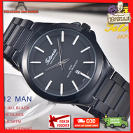 TETONIS Jam Tangan Pria Tetonis Original 6612 Kaca Saphire Anti Gores Tanggal Aktif Asli Mesin Japan