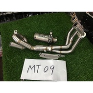 MT09 FULL SYSTEM SC PROJECT Exhaust Muffler U Turn Titanium Monifold