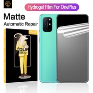 Wholesale TOLIF AG Matte Hydrogel Soft Film Full Screen Protector Guard for Oneplus One Plus 6 6T 7 7T 8 8T 9 9R Nord 10 Pro Anti Fingerprint Full Coverager Auto Repair Scratches Shockproof Touch Sensitive for Playing Game