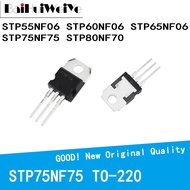 5PCS STP55NF06 STP60NF06 STP65NF06 STP75NF75 STP80NF70 P55NF06 P60NF06 P65NF06 P75NF75 P80NF70 TO-22