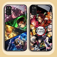 NC-25 Demon Slayer Kaca Glass Case For Samsung A03S A71 M02S A02S A51