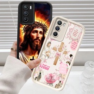 CH4 Jesus Soft Casing for Realme C75 OPPO A55 A94 A74 A16 C71 C73 A16s A54S Protective Case