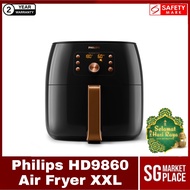 Philips HD9860 Air Fryer XXL. HD9860/91.Premium Smart Sensor Series. 1.4kg Capacity. Fry, bake, gril