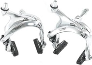 Tektro R559 Caliper Brake Set Long Reach 53-73mm Nutted Mount, Silver, ST1491-S-T